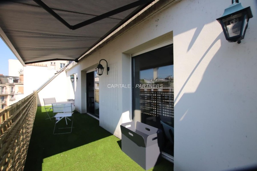 Appartement 2 chambres meublé PARIS 16 - 88 m²;