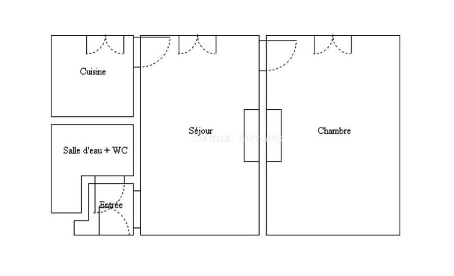 Appartement 1 chambre meublé PARIS 16 - 31 m²;