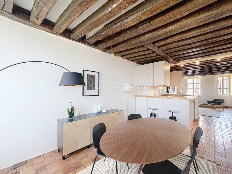 Appartement 1 chambre meublé PARIS 4 - 60 m²;