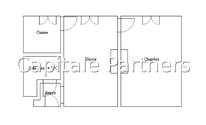 Appartement 1 chambre meublé PARIS 16 - 31 m²;