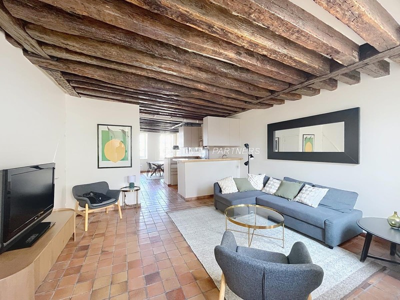 Appartement 1 chambre meublé PARIS 4 - 60 m²;