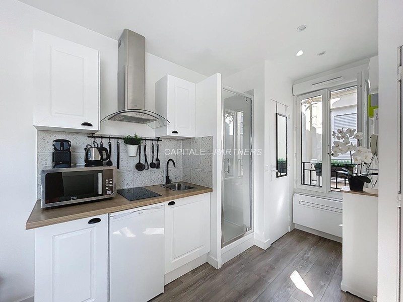 Studio meublé  PARIS 17 - 14 m²;
