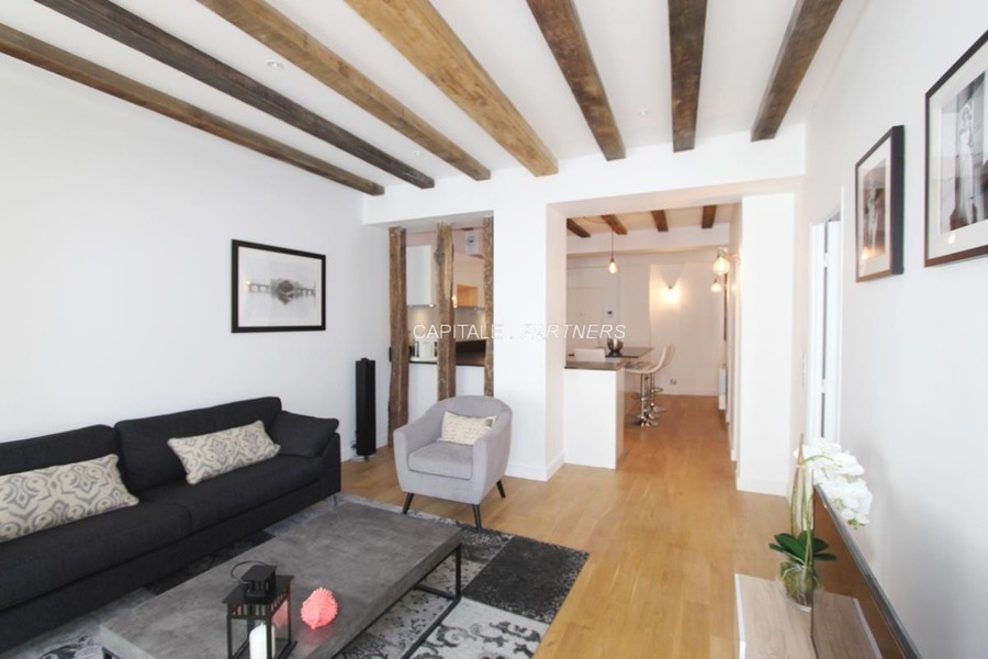 Appartement 2 chambres meublé PARIS 1 - 63 m²;