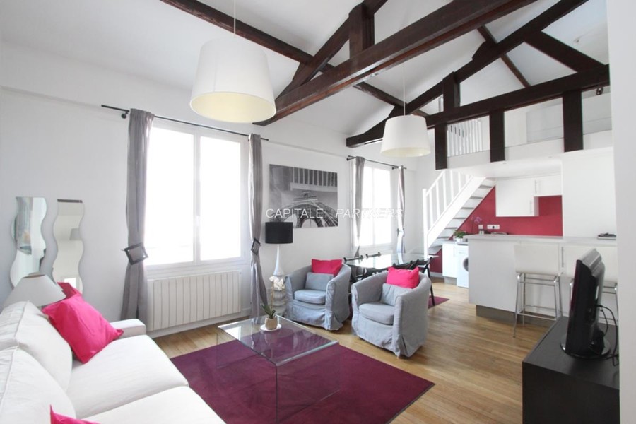Appartement 2 chambres meublé PARIS 16 - 49 m²;